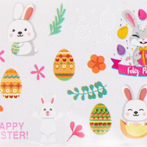 Easter transfer foil 100 cm No. 1