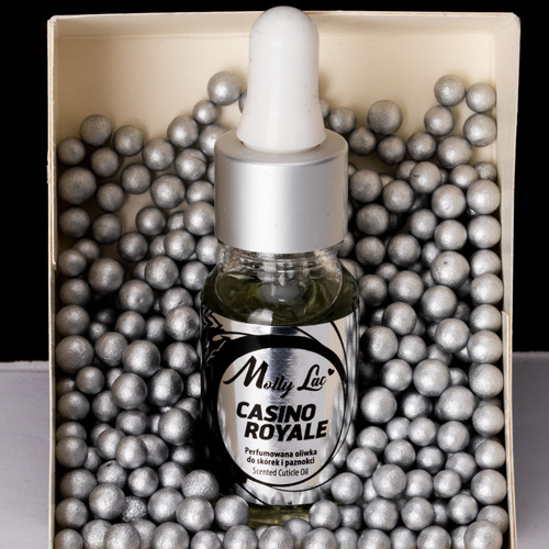 10+1gratis Oliwka perfumowana do paznokci Casino Royale MollyLac Nail & Cuticle Oil 10 ml