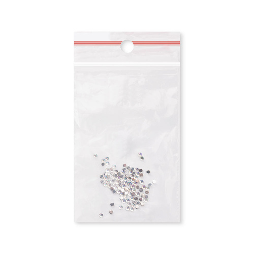 Décoration pour ongles : strass imitation verre irisé, 1,5 mm, environ 100 pièces, n° 1