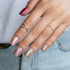 Esmalte híbrido Molly Nails Crystal Water Cat Eye 8 g, n.º 163
