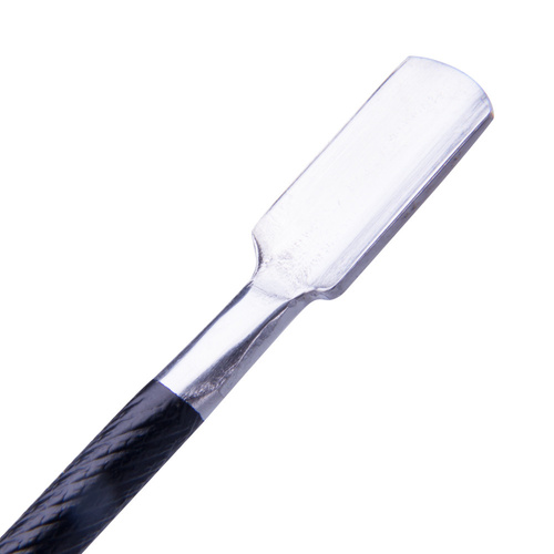 Professional double-sided hoof pick for manicure and pedicure, black