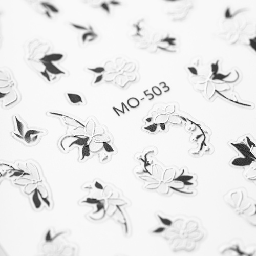 Adhesivos para uñas 5D con motivos florales MO-503 MollyNails