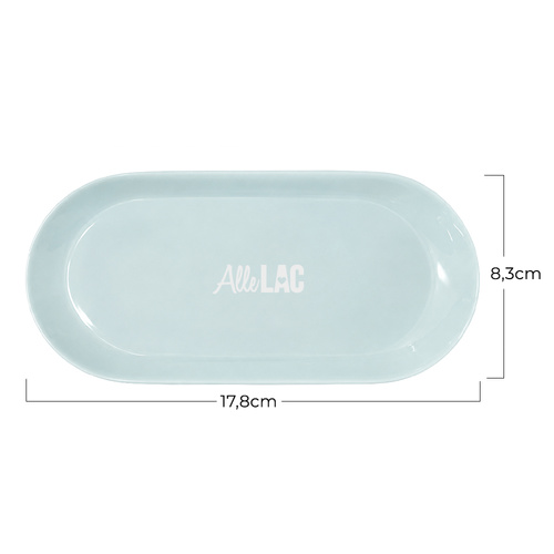 AlleLac Oval Blue Tool Tray