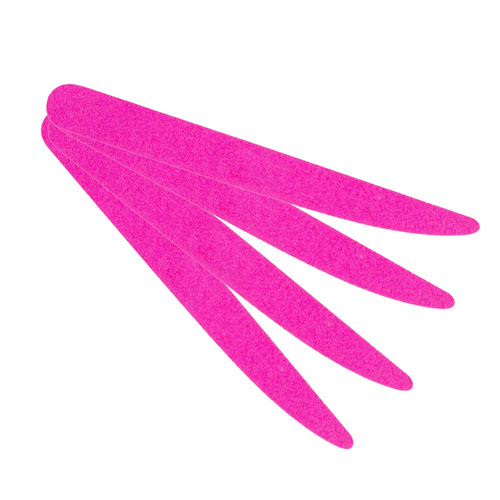 Lime à ongles Infinity Slim 100/100 rose fluo, en bois biologique, sans marque