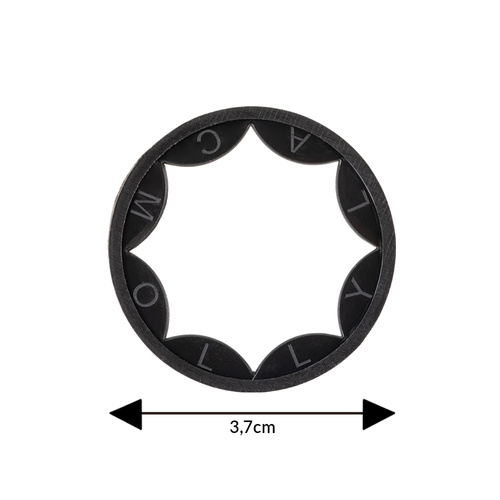 Obręcz na słoik do wycierania pędzla i przeciw wylewaniu się żelu Safety Ring 2 in 1 MollyLac 15 ml