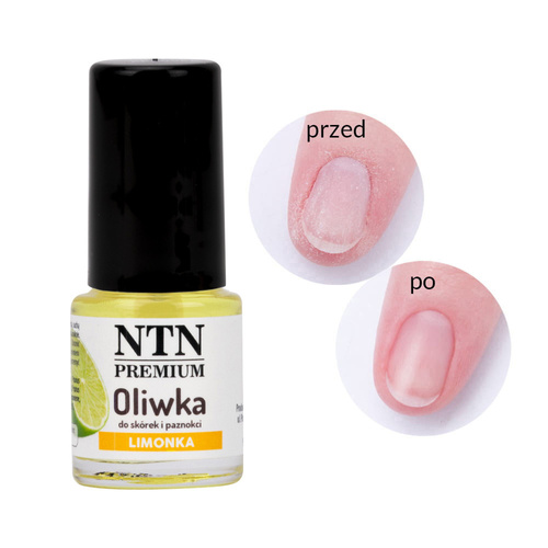 100sztuk Oliwka do skórek i paznokci NTN o zapachu Limonkowym 5 ml Nr 06