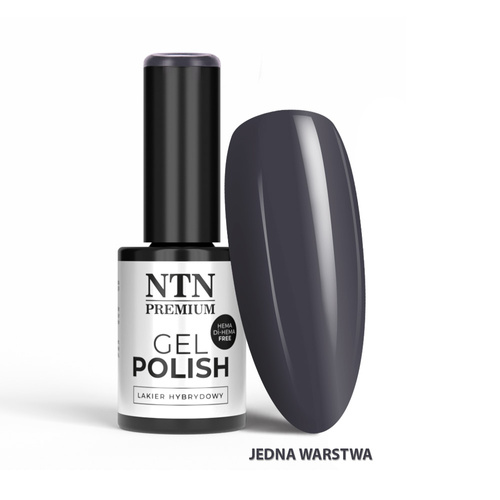 Lakier hybrydowy LED/UV Gel Polish Blacks Nr 564 Limited Edition NTN Premium HEMA/Di-HEMA Free 5g