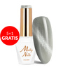 5+1 in omaggio Smalto ibrido magnetico con effetto occhio di gatto Cat Eye Crystal Water Molly Nails senza HEMA/Di-HEMA 8 g n. 161
