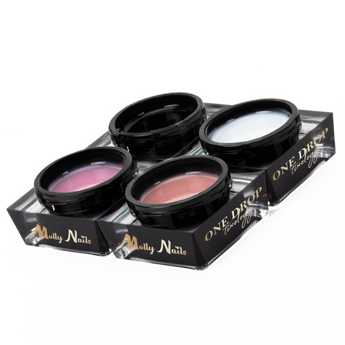 Żel budujący z tiksotropią Molly Nails One Drop Tixology Silky White 15g