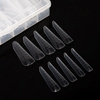 Molly Nails Dual-Nagelformen mit Raster, russische Mandelform, YQ-1, 120 Stück