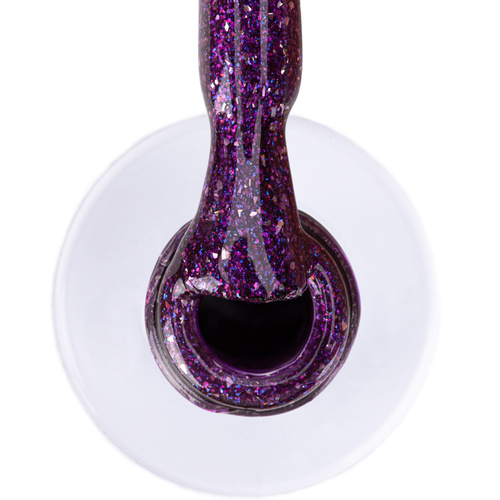 Lakier hybrydowy LED/UV Gel Polish Purples P6 Glitter AlleLac HEMA/Di-HEMA Free 6g
