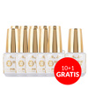10+1 free Top 3d Expert Pro Salon MollyLac top coat for hybrid nail polish with wash Clear 15g