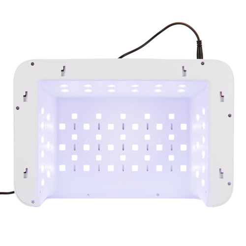 UV/LED-Nagellampe mit Ständer, 168 W, No Name, für Hybridlacke, Gele und Acrylgele, weiß, Z22