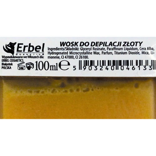 Воск для депіляції Erbel Gold 100 мл