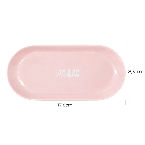 10+1 gratis: Ovale, rosa Werkzeugablage von AlleLac