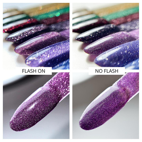 Smalto ibrido Molly Nails Flashing Lights 3 Queencess senza HEMA/Di-HEMA 8 g n. 615