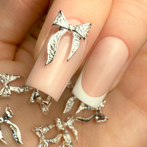 Прикраси для нігтів — 3D-бантики Molly Nails № 1, 10 шт.