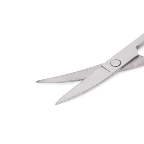 Cosmetic scissors for nail cuticles, template NN 002, silver