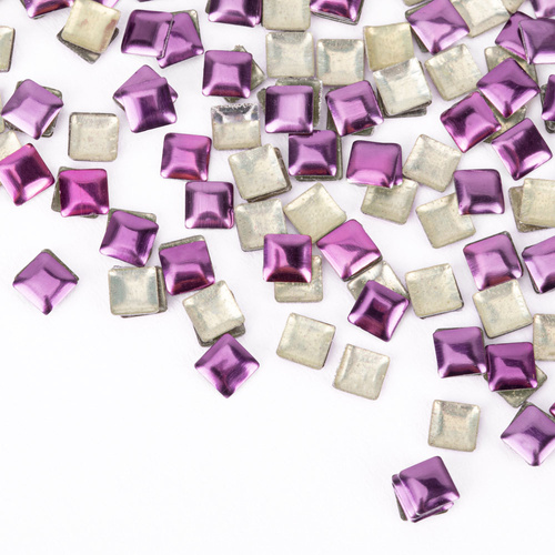 ShinePins : clous lisses, strass, décorations pour ongles, carrés, grands, NTN Premium n° 8, 5 g