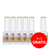 5+1 free AlleLac Marocco Collection hybrid nail polish 5g No. 57