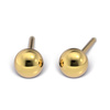 Orecchini Studex System 75 con sferetta da 4 mm, dorati 7511-0300