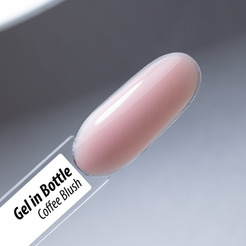 10+1gratis Żel budujący w butelce z pędzelkiem Gel in Bottle Molly Nails Pro Salon Coffee Blush HEMA/Di-HEMA Free 15g
