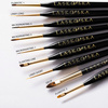 Pędzelek do zdobień Liner long czarny długość włosa 9mm Laskovska Brushes