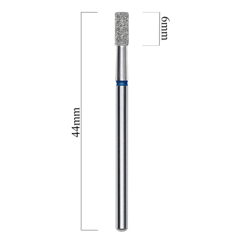 Frez diamentowy walec niebieski Staleks Expert 2,5/6mm