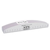 Lima per unghie con righello, motivo zebra a forma di barchetta, 100/188, NTN Premium, confezione da 10 pezzi