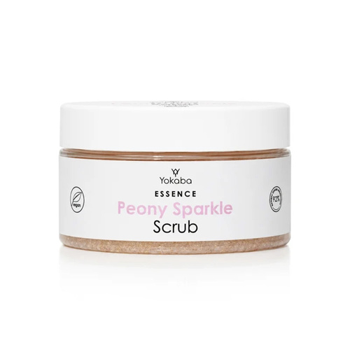 Exfoliante iluminador para manos y cuerpo Yokaba Peony Sparkle 250 g