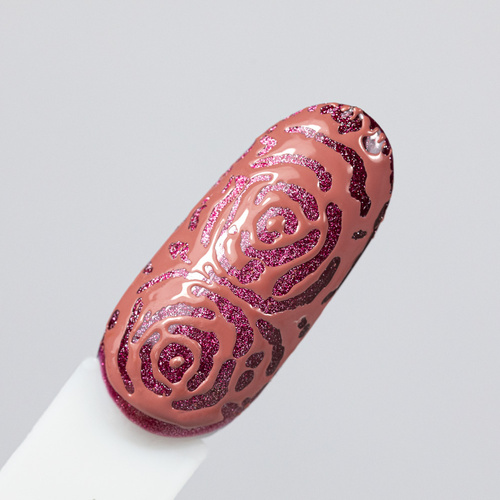 Creative Flow Color Gel  - kreatywny NailArt żel do efektu topniejących, miękkich wzorów Molly Nails Rusty Nude HEMA/Di-HEMA free 5 g