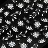 Thin, self-adhesive flower nail stickers SO-281, white