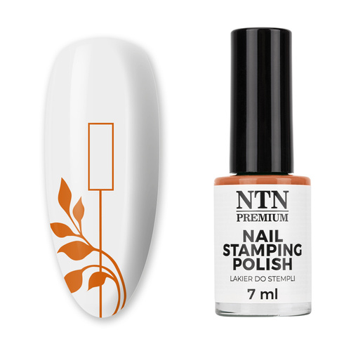 Smalto per stencil e placchette NTN Premium arancione 7 ml n. 104