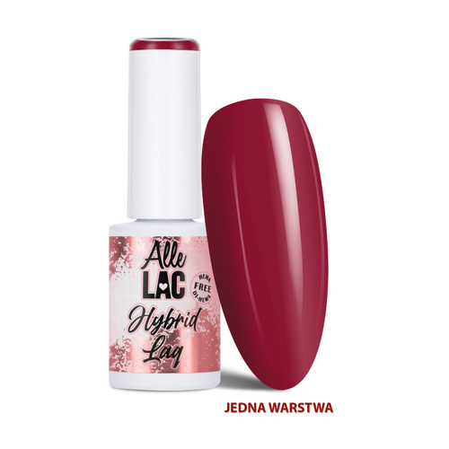 Lakier hybrydowy LED/UV Gel Polish Reds R8 Bloody AlleLac HEMA/Di-HEMA Free 6g