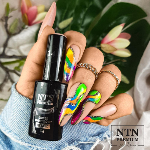 Poudre pour ongles Smoke Nails, effet fumé, Allepaznokcie, orange foncé fluo, n° 06