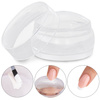 Silikonstempel für Bleche mit Abstreifer (5 x 6,5 cm) und Schutzkappe, transparentes, ergonomisches Gehäuse