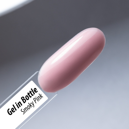 10+1gratis Żel budujący w butelce z pędzelkiem Gel in Bottle Molly Nails Pro Salon Smoky Pink HEMA/Di-HEMA Free 15g