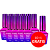 10+1gratis Top wysoki połysk bez przemywania Diamond Ultra Shine top no wipe high gloss MollyNails HEMA/Di-HEMA Free clear 10g