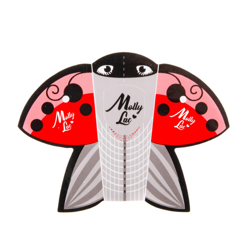 Ladybug ladybug nail mold templates MollyLac 500 pcs