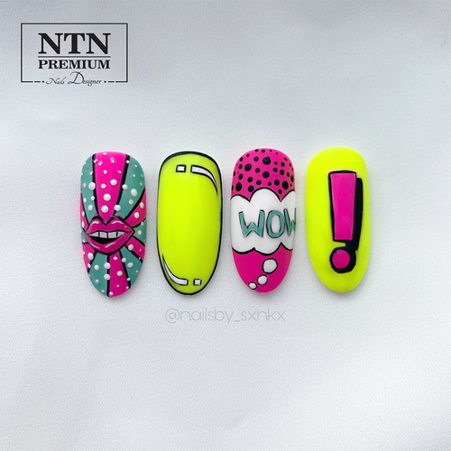 Lakier hybrydowy NTN Premium Multicolor Collection HEMA/Di-HEMA Free 5g Nr 85