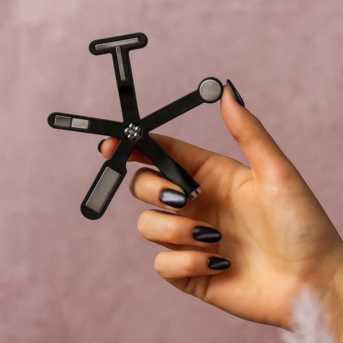 6-in-1 star magnetizer for cat's eye, black