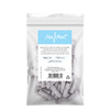 Cappucci per manicure e pedicure, mandrini, inserti abrasivi, cilindro lungo 3 mm, grana 180, bianchi, 50 pezzi