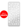 10 + 1 gratis: Weihnachtsstempelplatte mit Stempelmotiven Y081