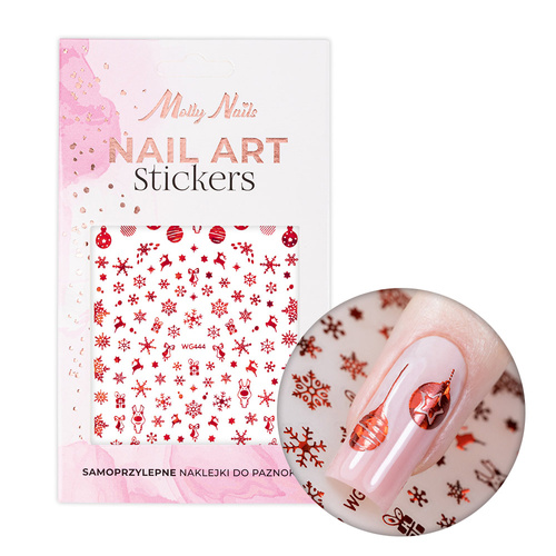 MollyNails WG444 self-adhesive Christmas nail stickers