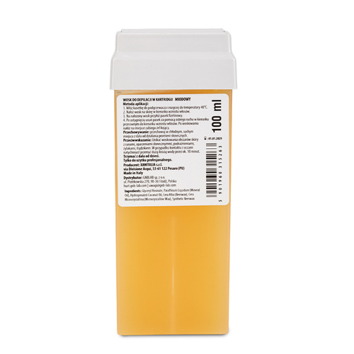 5 280 pièces de cire en rouleau pour épilation à la bande Xanitalia, parfum miel, 100 ml