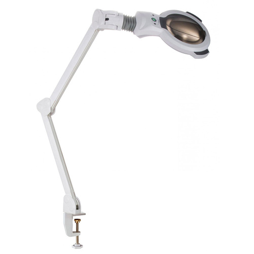 Lampada LED con lente d'ingrandimento 3D Medizio, bianca
