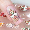Naklejki do paznokci samoprzylepne świąteczne Molly Nails SW0-42