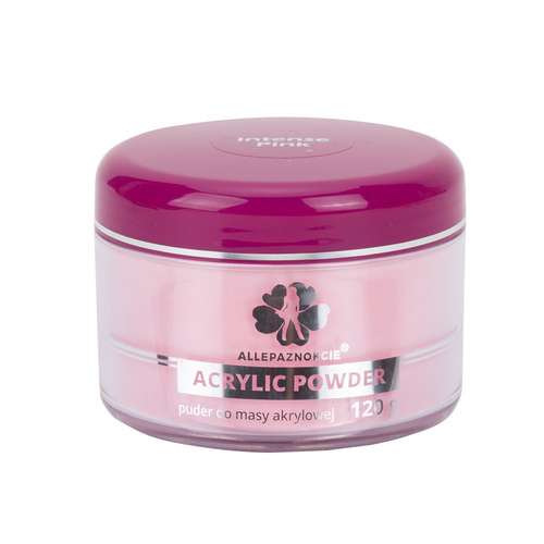 2+1 безкоштовно Акриловий порошок для нігтів Allepaznokcie Intense Pink Acrylic Powder 120 г № 8