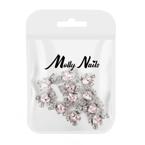 Ozdoby do paznokci misie 3D Molly Nails Nr 3 10 szt