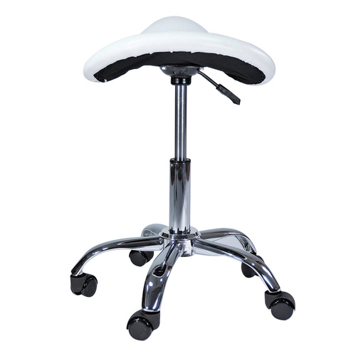 Taburete cosmético sin respaldo Optima CO blanco CN00726